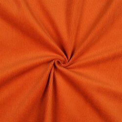 Velours côtelé élastique prélavé - orange
