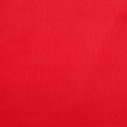 Elastický manšestr předepraný - ohnivě červená barva
