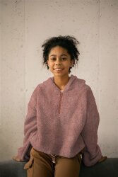 Baumwoll Teddy *Vera* - hellbraun