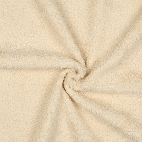 Baumwoll Teddy *Vera* - hellbeige