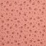 Fine corduroy glitter flowers - pearl pink