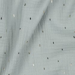 Muslin Gold Strokes - máta