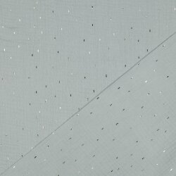 Muslin Gold Strokes - menta