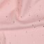 Muslin Gold Strokes - light pink