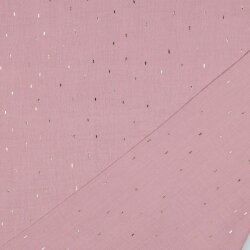 Muslin Gold Strokes - Quartz Pink
