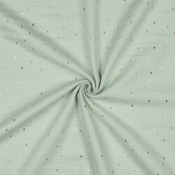 Muslin Gold Strokes - softmint
