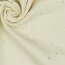 Muslin Gold Strokes - cream