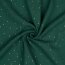 Muslin Gold Strokes - Dark Green