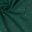 Muslin Gold Strokes - Dark Green