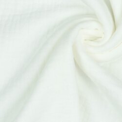 Three-ply organic cotton muslin - antique white