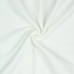Three-ply organic cotton muslin - antique white
