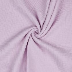 Three-layer organic cotton muslin - light purple