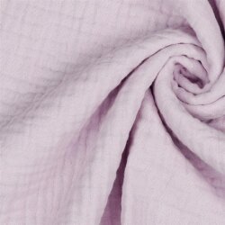 Three-layer organic cotton muslin - light purple