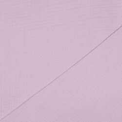 Three-layer organic cotton muslin - light purple