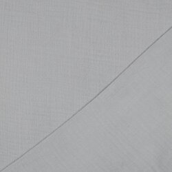 Three-ply organic cotton muslin - grey