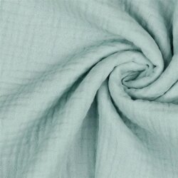 Three-ply organic cotton muslin - mint