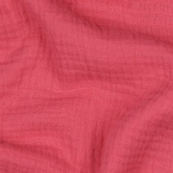 Mussola di cotone organico a tre strati - rosa perla