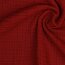 Three-ply organic cotton muslin - ruby red