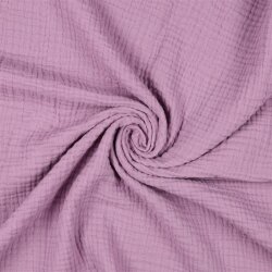 Three-layer organic cotton muslin - mallow