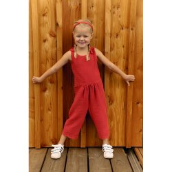 Three-layer organic cotton muslin - mallow