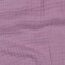 Three-layer organic cotton muslin - mallow