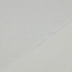 Baumwollstoff Slub vorgewaschen - altweiss