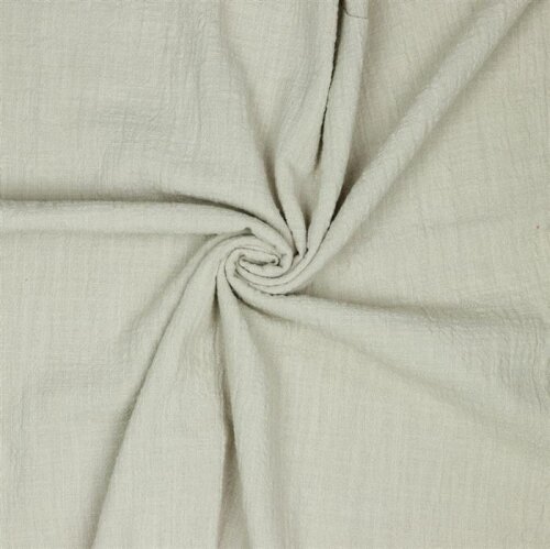 Baumwollstoff Slub vorgewaschen - hellbeige