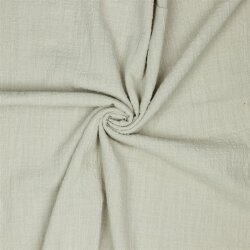 Baumwollstoff Slub vorgewaschen - hellbeige