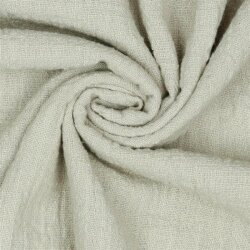 Baumwollstoff Slub vorgewaschen - hellbeige