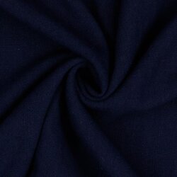 Lino viscosa suave - azul oscuro