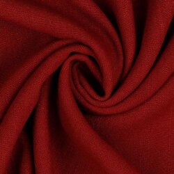 Viscose lin doux - rouge foncé