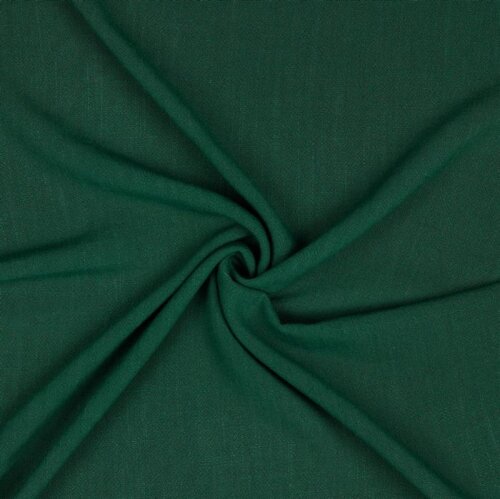 Viscose linen soft - dark green