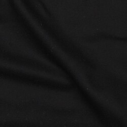 Cotton flannel *Vera* - black