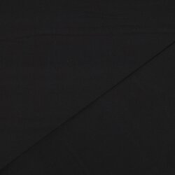 Cotton flannel *Vera* - black