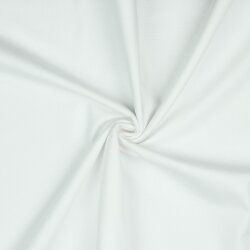 Cotton flannel *Vera* - white