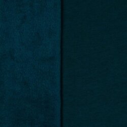 Alpenfleece *Vera* Uni - dunkelcyanblau