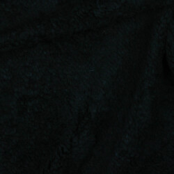 Tela de peluche de peluche de piel sintética - negro