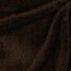 Faux fur cuddly teddy fabric - brown