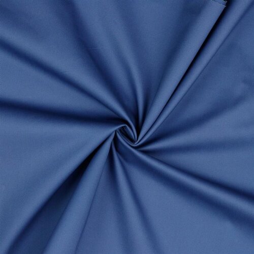 Baumwoll_Twill_Stretch - blau