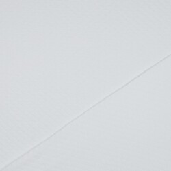 Gewatteerde jersey kleine diamanten - wit