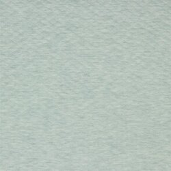 Quilted jersey small diamonds - mint mottled