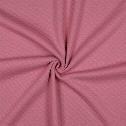 Gewatteerde jersey kleine diamanten - kaasjeskruid