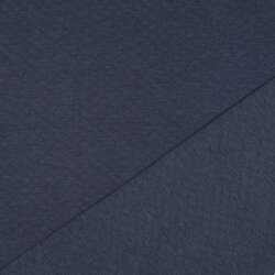 Quilted jersey small diamonds - mottled indigo