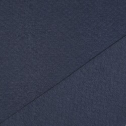Gewatteerde jersey kleine diamanten - gevlekte indigo