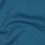 Quilted jersey small diamonds - dark petrol