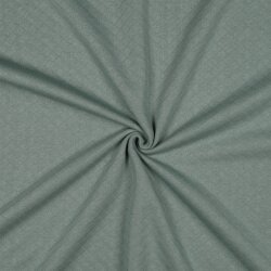 Gewatteerde jersey kleine diamanten - oud groen