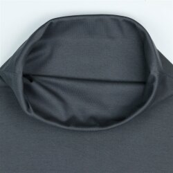 Polsino in maglia Bio~Organic *Gerda* - grigio grafite