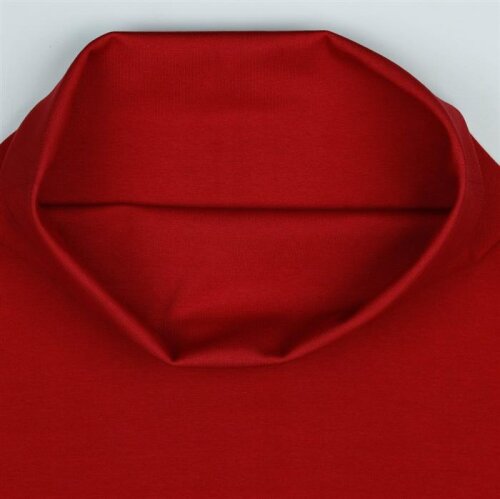 Poignets tricotés Bio~Organic *Gerda* - rouge foncé