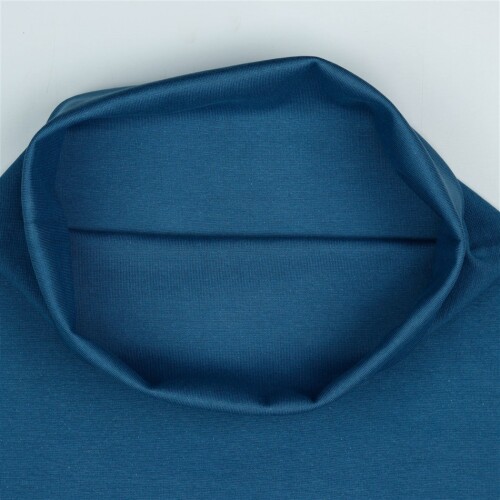 Polsino lavorato a maglia Bio~Organic *Gerda* - blu acciaio