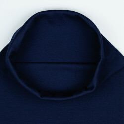 Polsino lavorato a maglia Bio~Organic *Gerda* - blu scuro